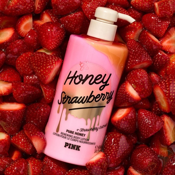 PINK Victoria's Secret Other - Pink Victoria Secret Honey Strawberry Body Lotion